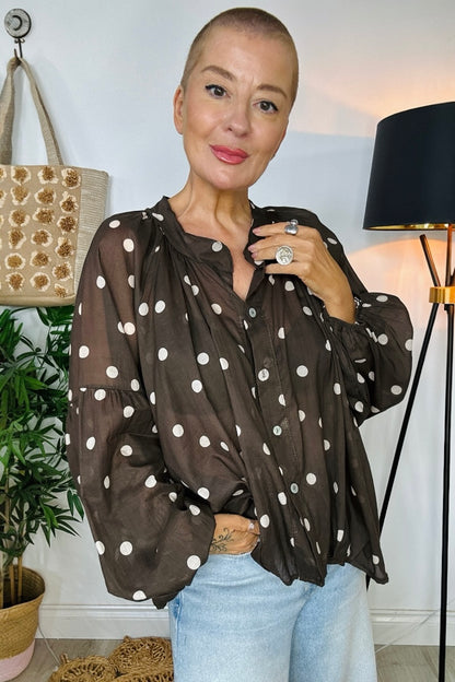 Polka Dot Blouse