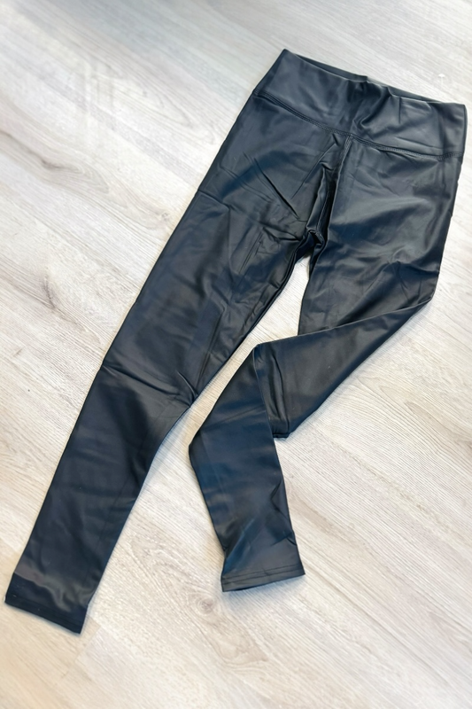 Faux Leather Look Leggings