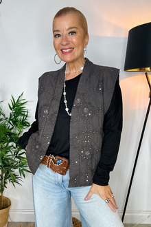 Jasmine Embroidered Gilet