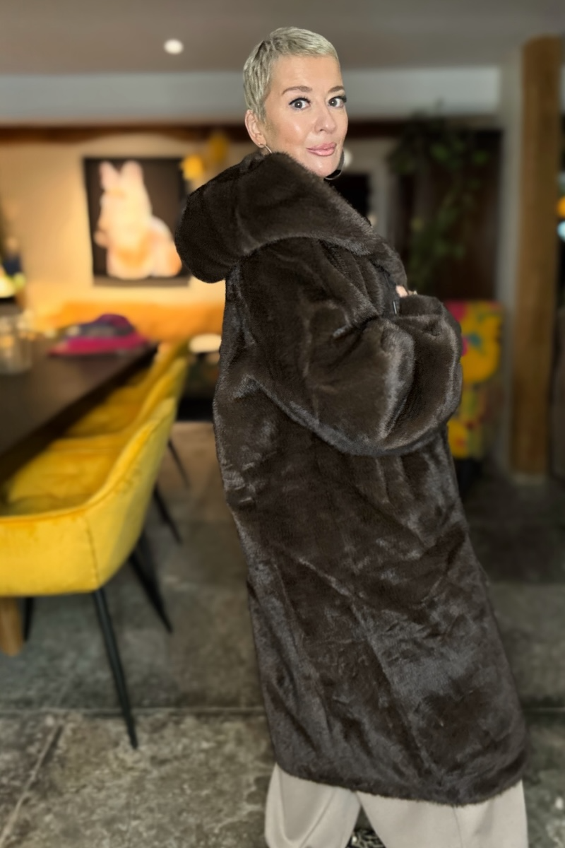 Porta Lux Faux Fur Coat