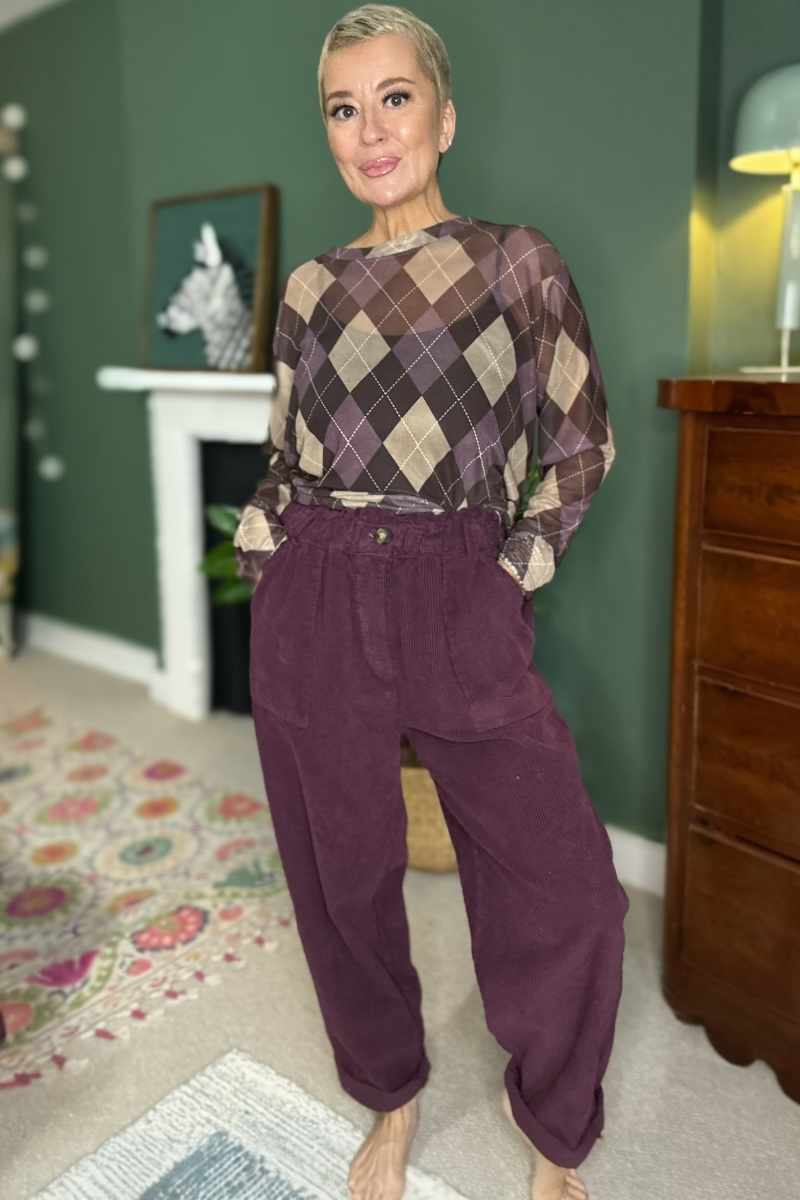 Jumbo Cord Trousers