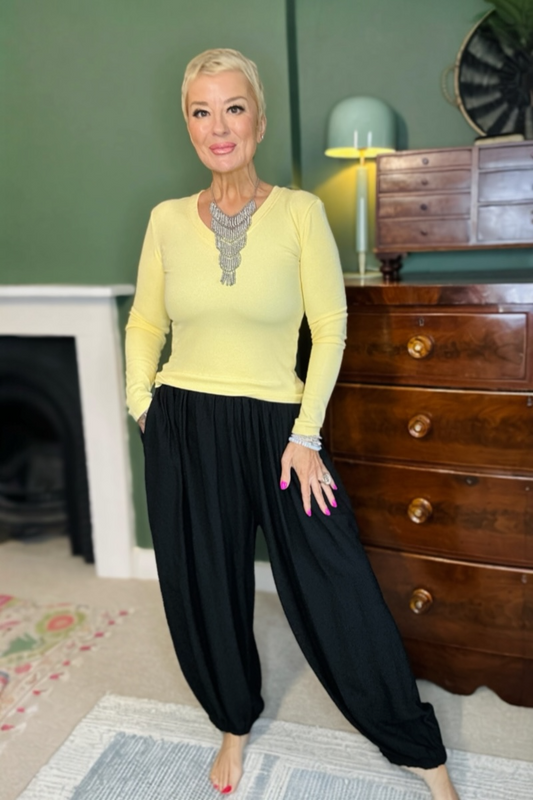 Relaxed Fit Harem Trousers