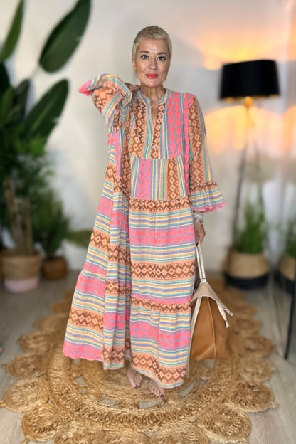 Aztec Woven Maxi Dress