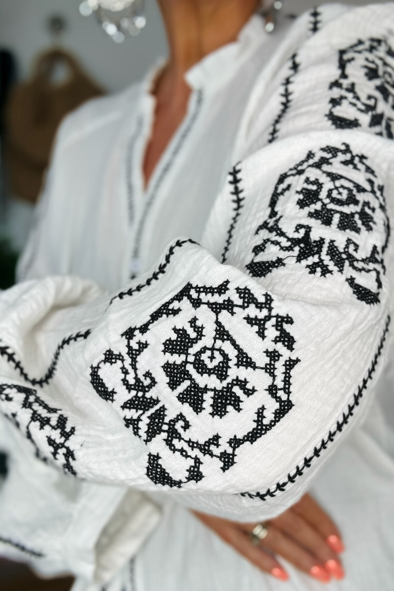 Emily Embroidered Blouse