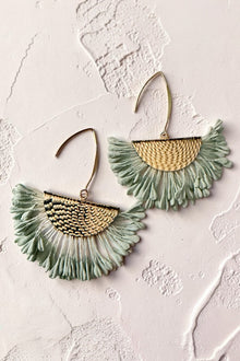 Forget Me Not Fan Earrings