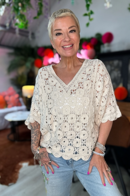 Kaia Crochet Top