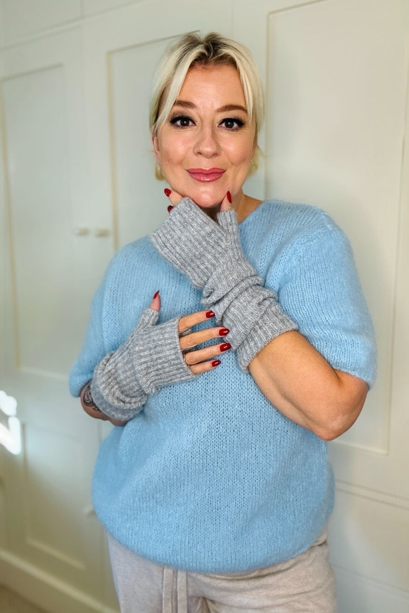 Long Fingerless Gloves