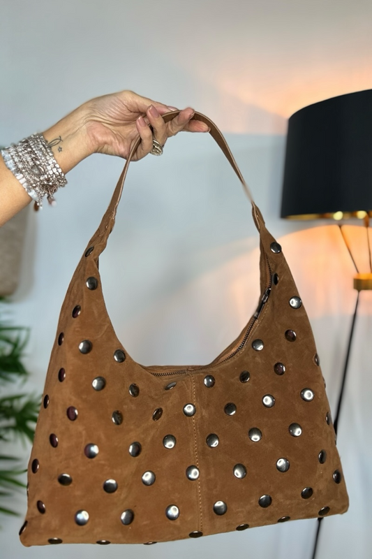 Ginny Studded Shoulder Bag