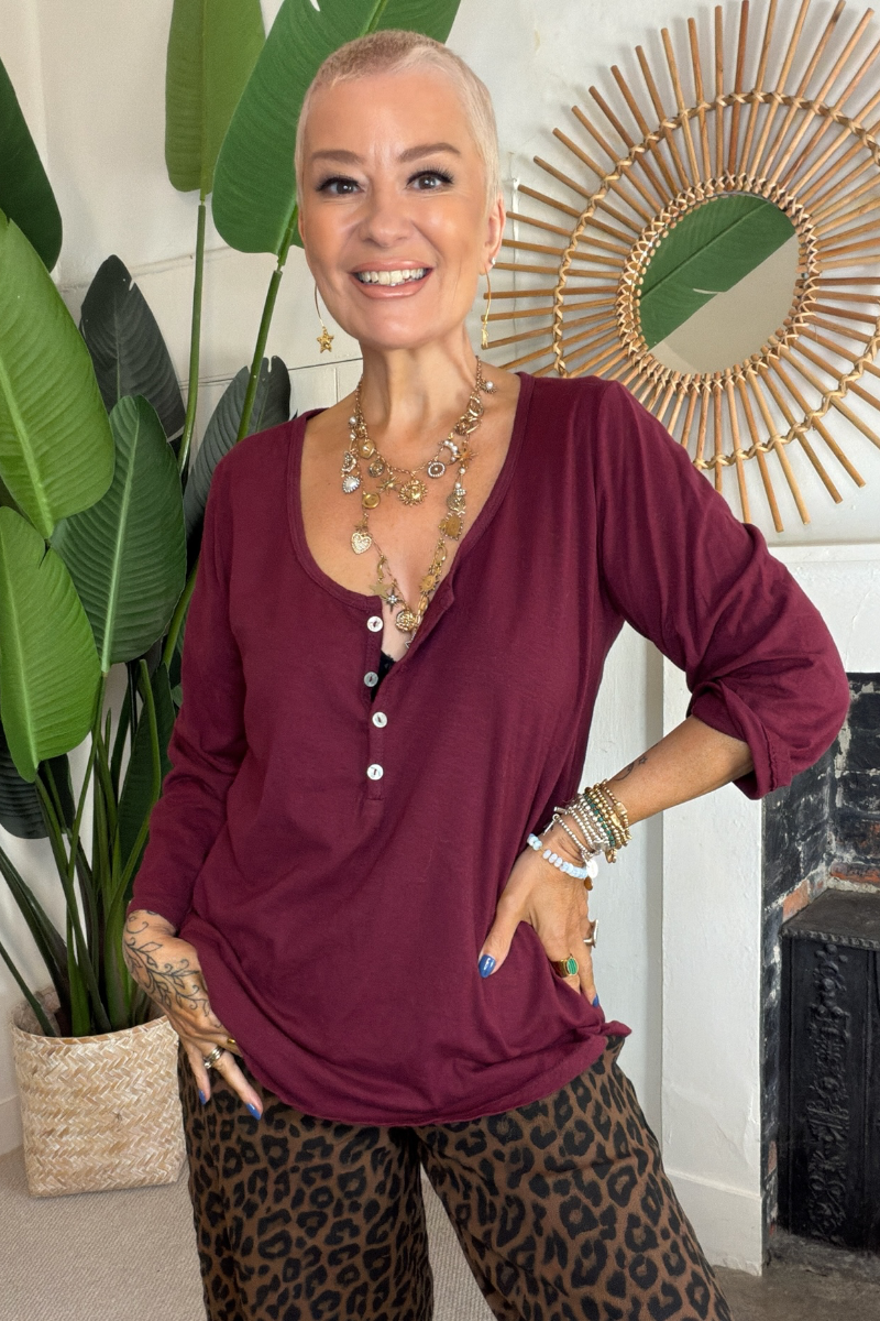 Juno Cotton Henley