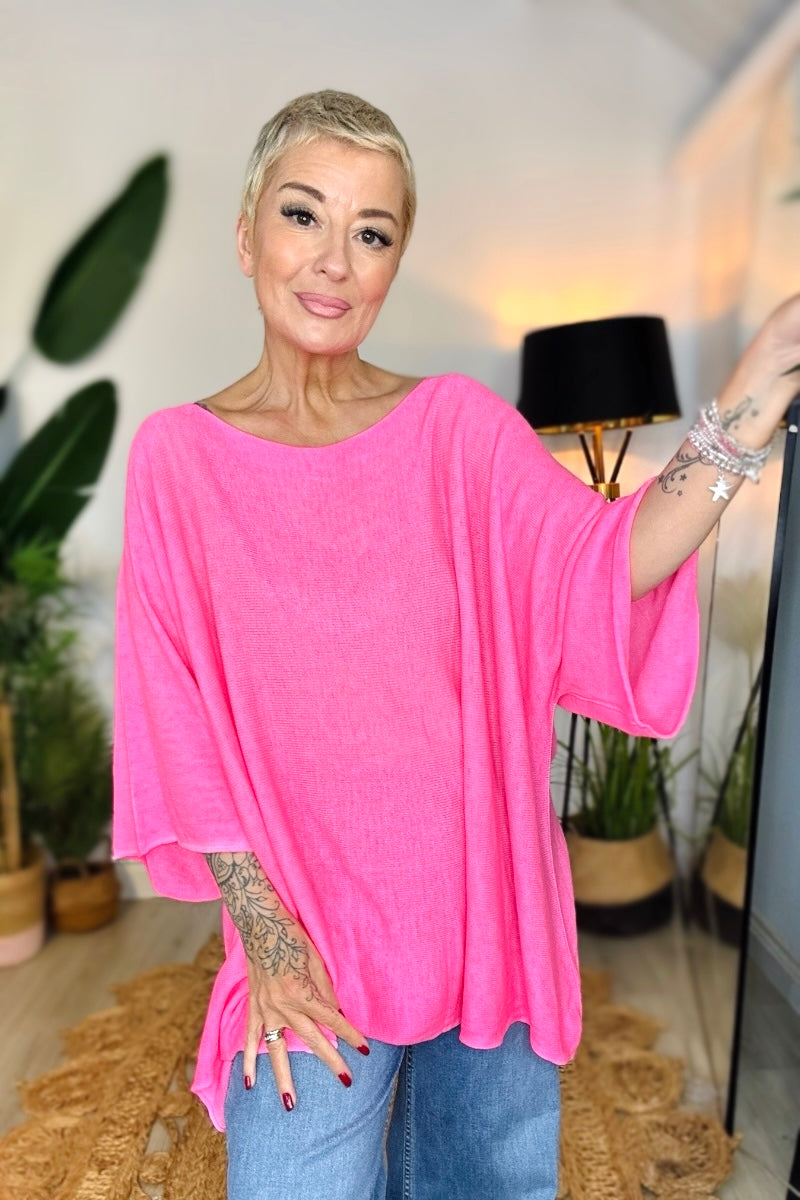 Slouch This Way! Short Sleeve Knit