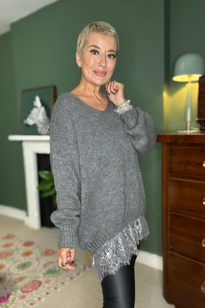 Easy Layer V Neck Jumper