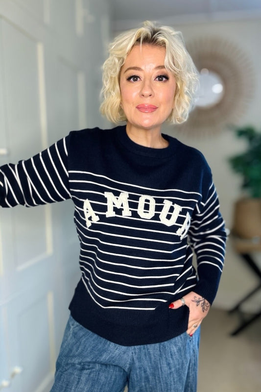 Amore Slogan Jumper