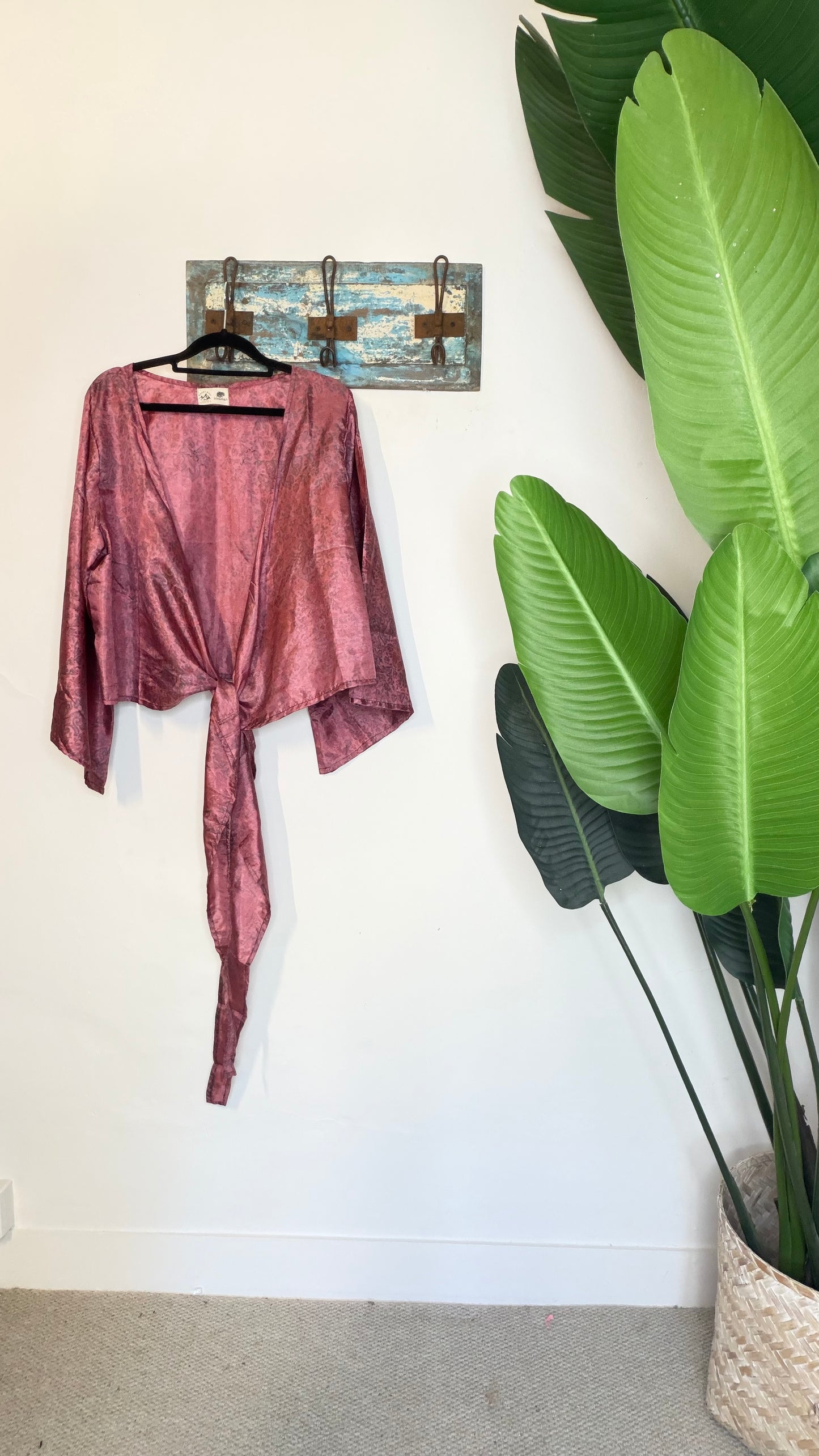 Sari Waterfall Wrap Drop Three