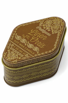 Printed Tin Candle - Linen & Oris