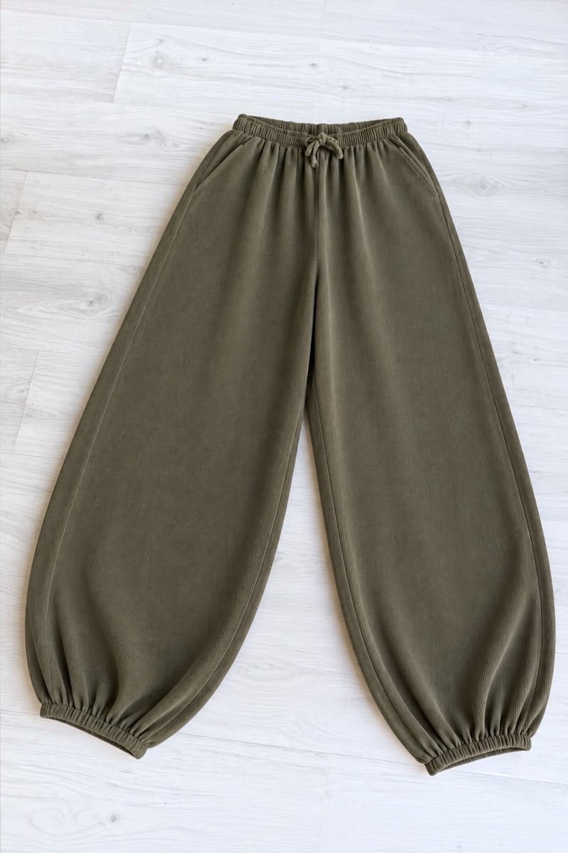 Cord Cuff Trousers