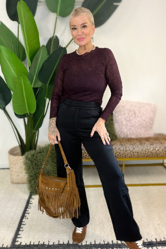 Barrel leg Denim Trousers