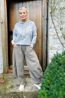 Needlecord Balloon Pants