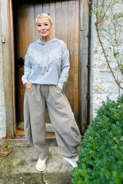 Needlecord Balloon Pants