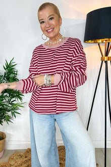 Lana Striped Sweatshirt