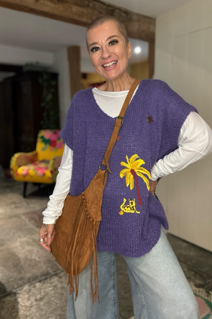 Safari Sleeveless Jumper