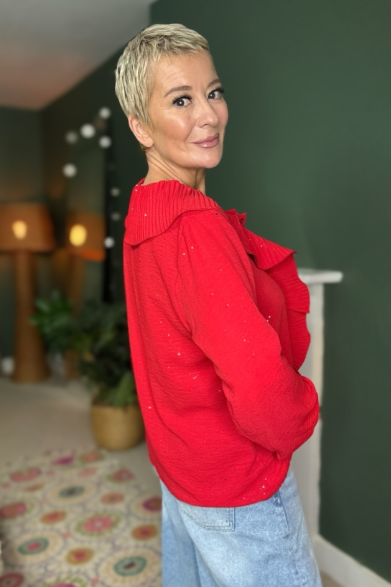 Freida Ruffle Blouse