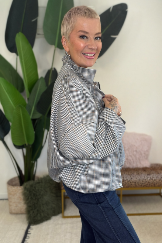 The Harlow Check Jacket