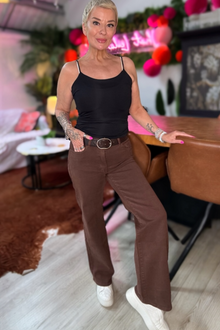 Wide Leg Ankle Grazer Jeans