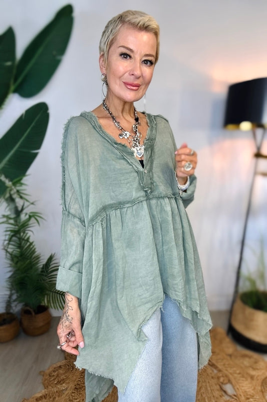 Keep It Raw Cotton Top