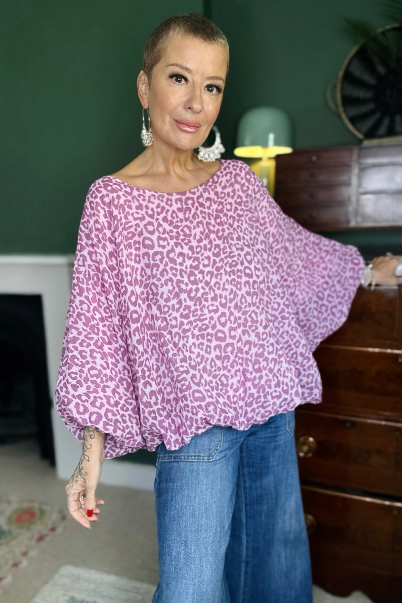 Lola Leopard Print Top