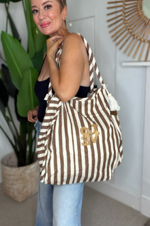 LOVE & Tassel Tote Bag