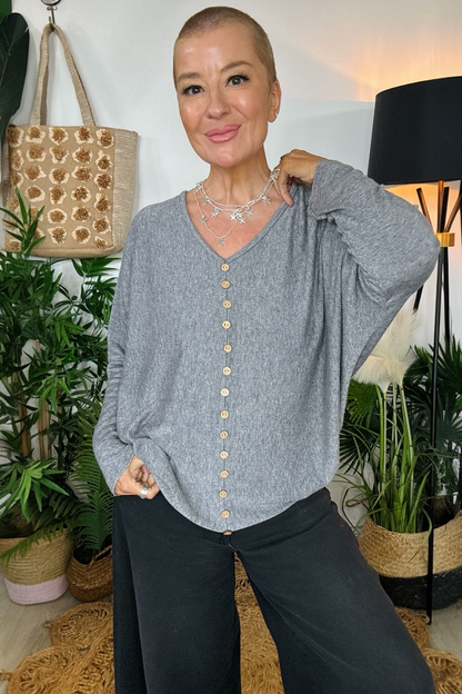 Hope Button Top - PRE-ORDER
