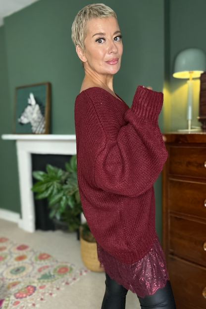 Easy Layer V Neck Jumper