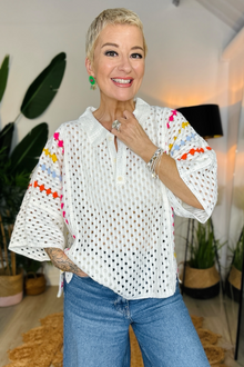 Riviera Crochet Knit