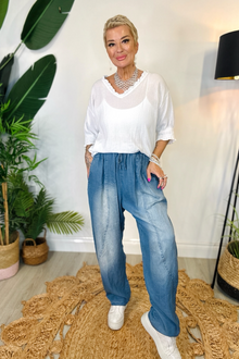 Relaxed Fit Cocoon Jeans