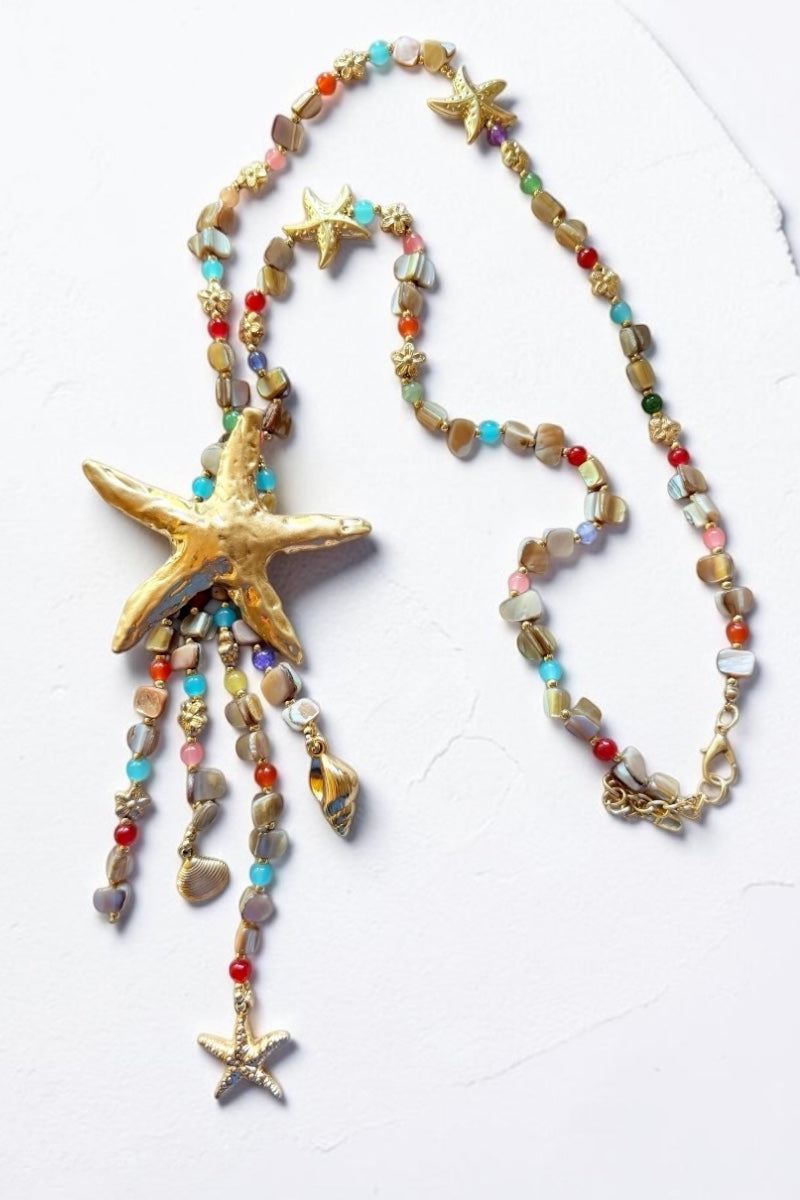 Starfish Treasure Pendant Necklace
