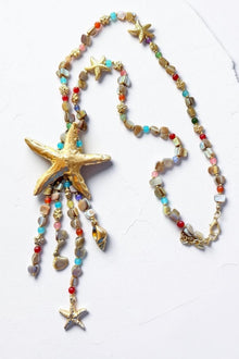 Starfish Treasure Pendant Necklace