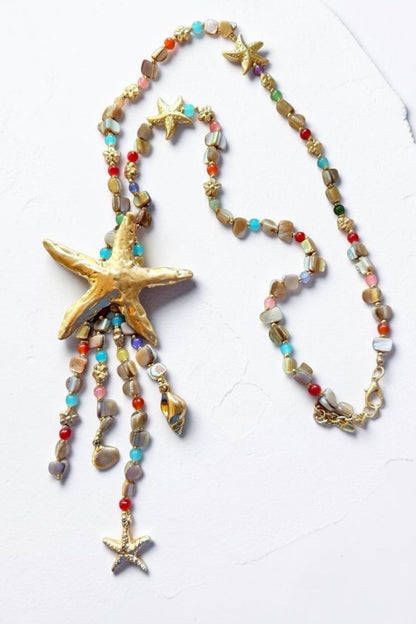 Starfish Treasure Pendant Necklace