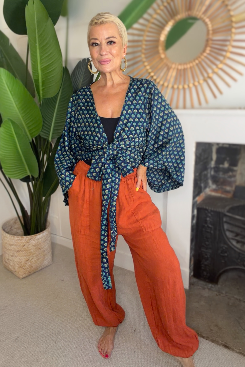 Sari Waterfall Wrap Drop Two