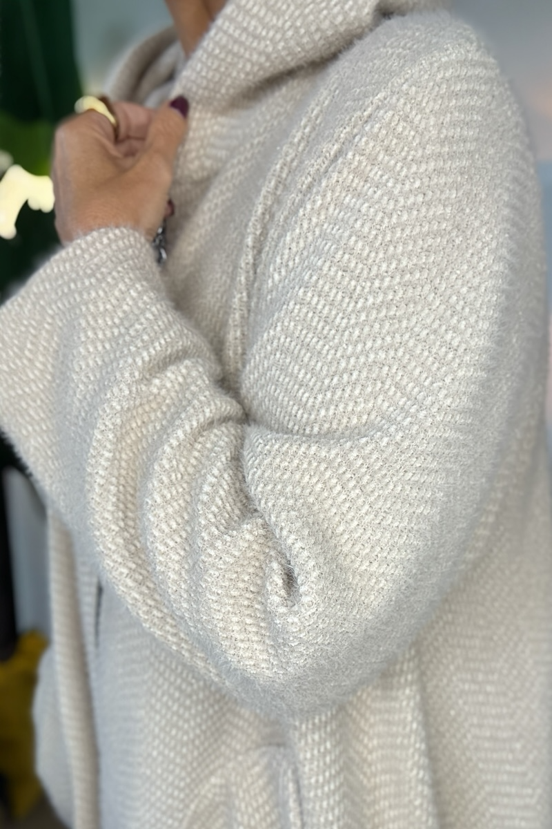 Ada Soft Yarn Zip Front Jacket