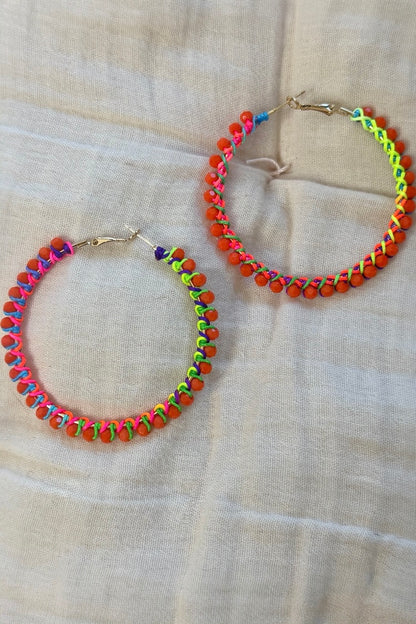 Candy Pop Large Hoop Earrings
