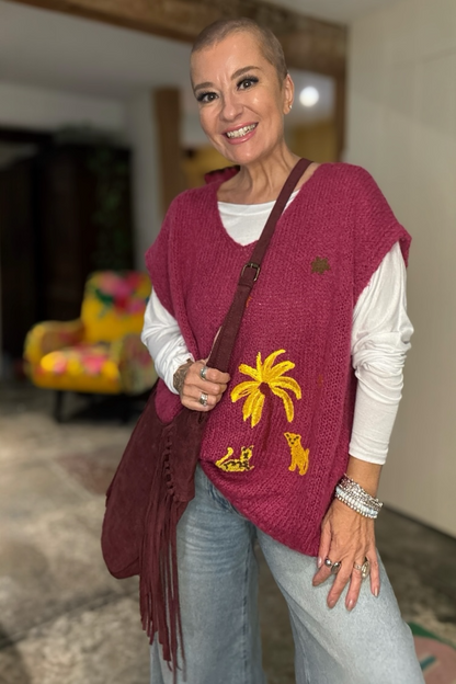 Safari Sleeveless Jumper