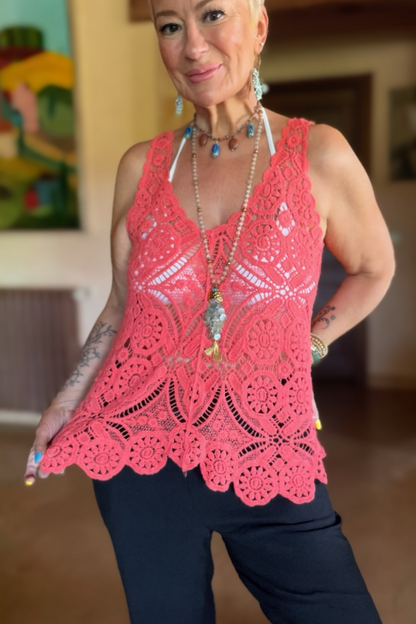 Porto Crochet Vest