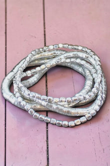 Silver Tide Bracelet Stack