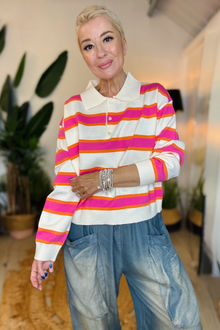 Premium Knitted Polo Jumper