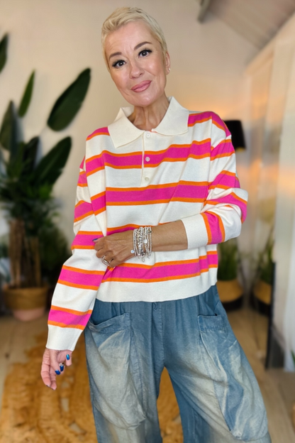 Premium Knitted Polo Jumper