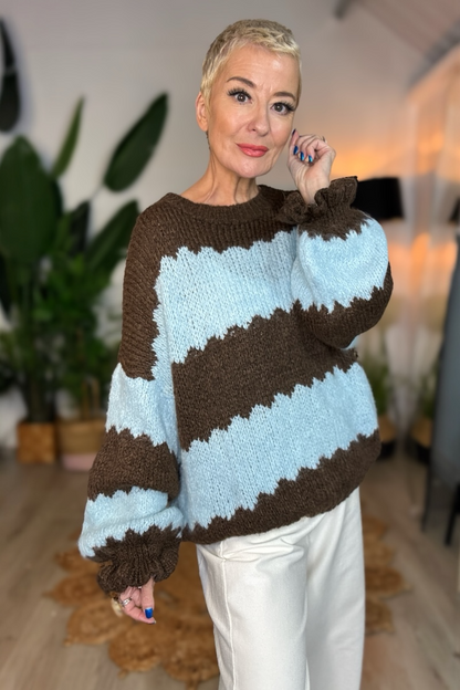 Zig & Zag Striped Jumper