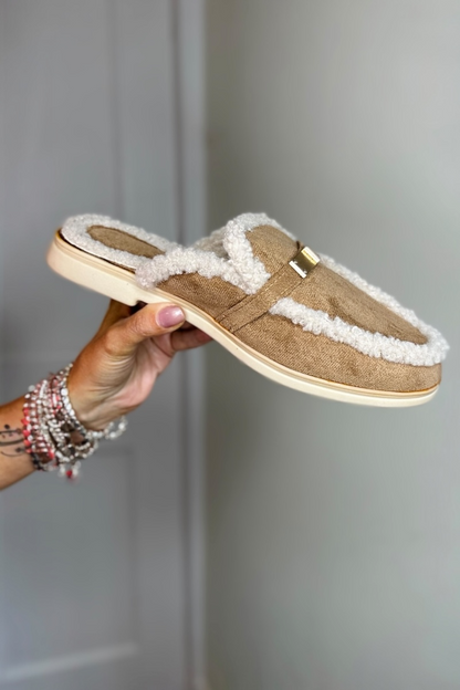 Sophie Loafer Mule - Camel