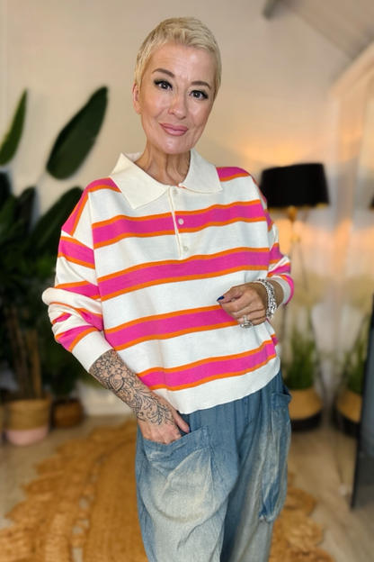 Premium Knitted Polo Jumper