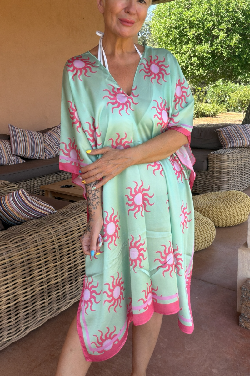 Sunwashed Kimono - Sun