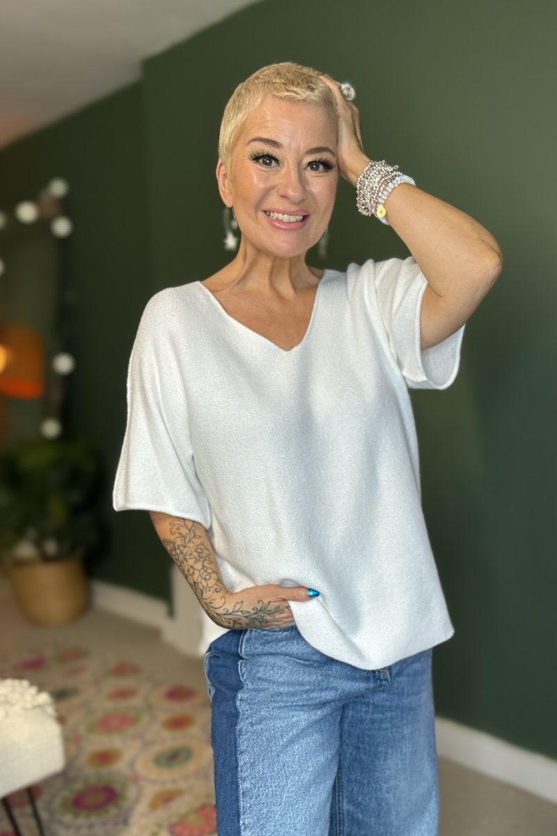 Everyday V Neck Knit